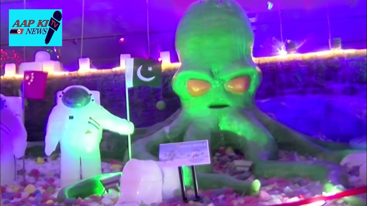 Winterland in Karachi Snowfall in Karachi l Winterland Winterland