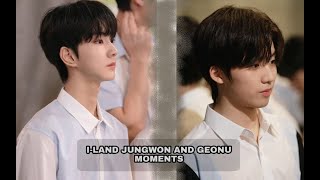 I-LAND Jungwon and Geonu moments