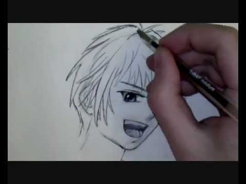 Comment Dessiner Un Visage Manga De Garçon Tutoriel