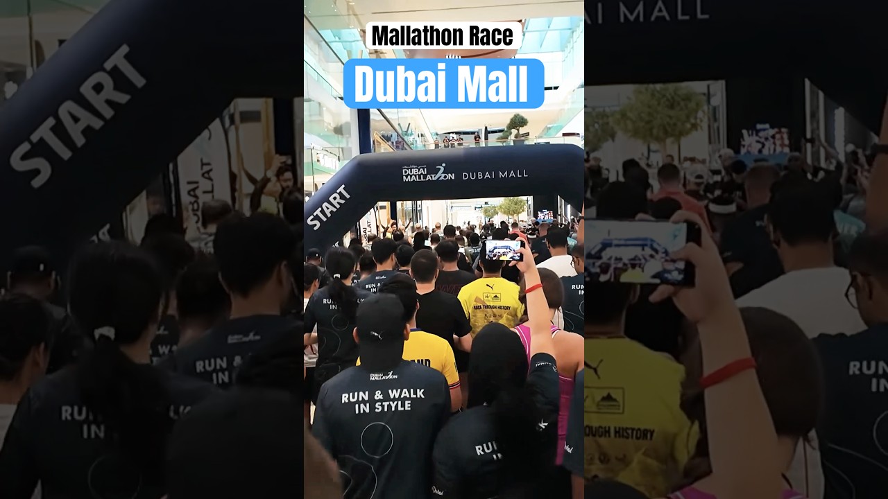 Running Inside the World’s Biggest Mall! | Dubai Mallathon 2025 - Dubai Mall