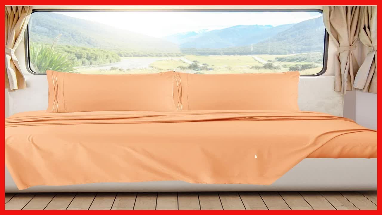 Great product -  Clara Clark RV Queen Sheets, 6 Piece RV Sheets Set - Hotel Luxury Sheets for RV Bun