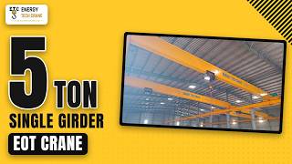 Full 5 Ton Single Girder EOT Crane in Action – Energy Tech Crane, Ahmedabad Update