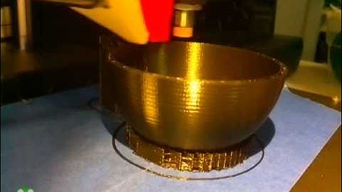 Time-lapse of a 3D Print of a Coffee Cup using a Printrbot Simple Metal and Octoprint