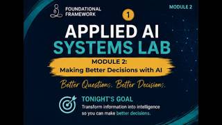 How Leaders Use AI to Make Better Decisions | Applied AI Systems Lab Module 2
