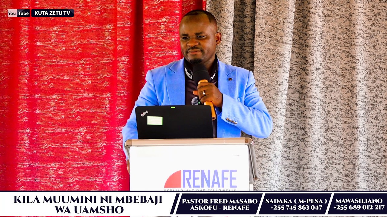 PART 8 - KILA  MUUMINI NI MBEBAJI WA UAMSHO - PASTOR FRED MASABO