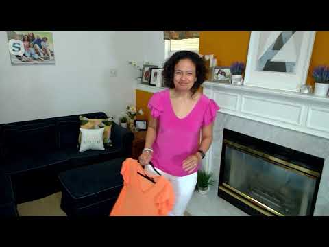 Attitudes by Renee Como Jersey Ruffle Top on QVC - YouTube