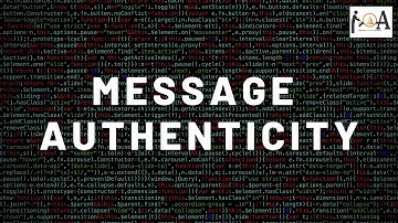 Message Authenticity in digital network security | Cryptography Algo | Information Security