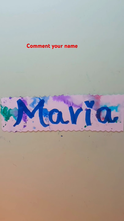 Maria is beautiful name ❤️🥰🥰#viralshorts #writing #shorts #handwriting #senseiwriter