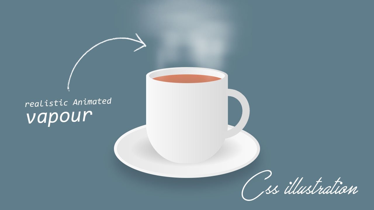 Download Animated Hot Cup Of Tea Using Html Css Only Css Animation Effects Youtube