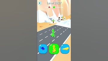 Shape Shifting 2 GAMEPLAY Level No - 2827 Walkthrough - New Update Car Racing #ShapeShifting #shorts