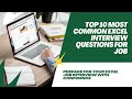 Top 10 Most Asked Excel Interview Questions 2025 | Crack Your Next Job!