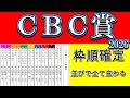 【CBC賞2026枠順確定】この並びは危険…評価が変わる馬と苦しくなる馬が判明