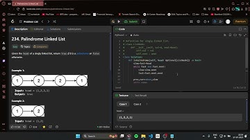 Ep 33: Solve LeetCode 234 – Palindrome Linked List | No Talk, Just Code in Python 🔥