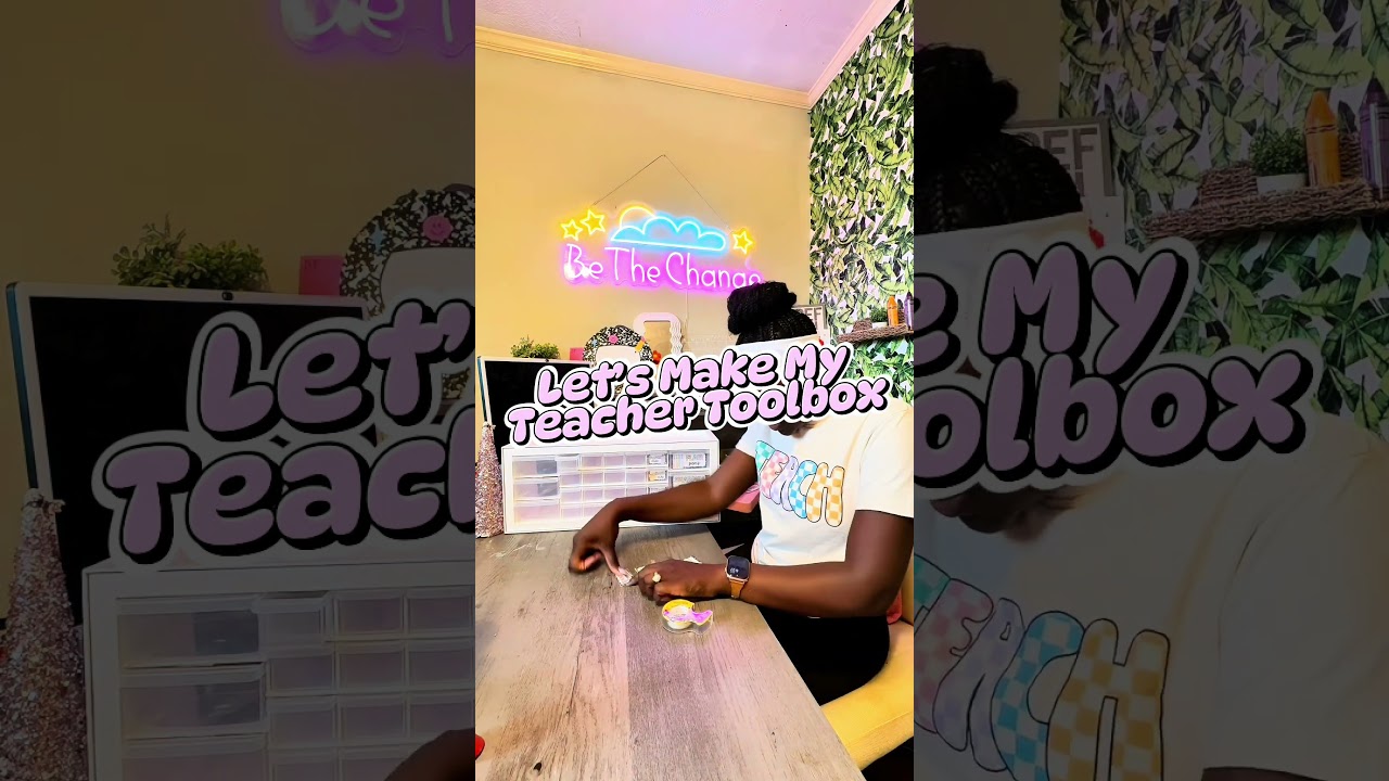 TEACHER TOOLBOX DIY! 