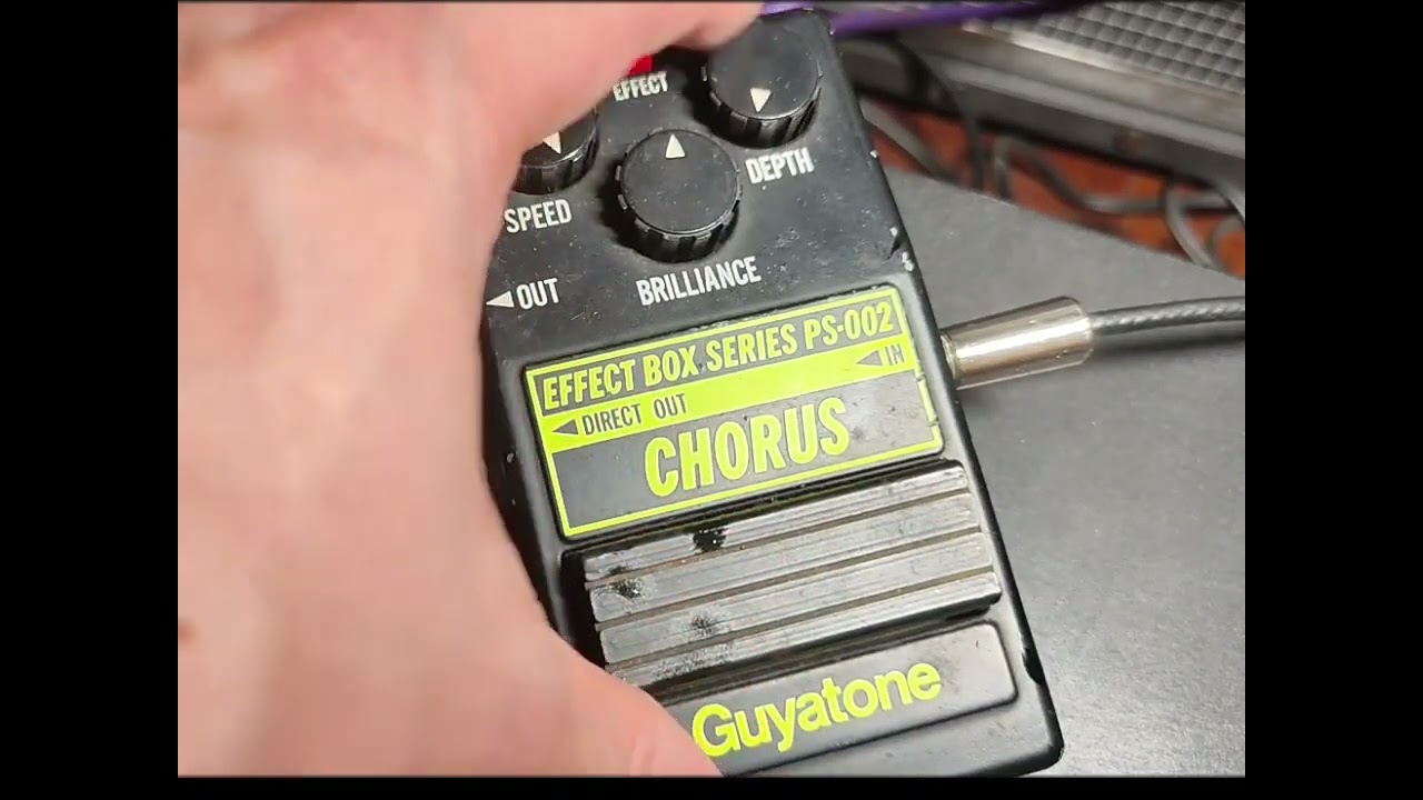 Guyatone D&C ディストーション & コーラス 🐬☆ GUYATONE PS-002 CHORUS - YouTube