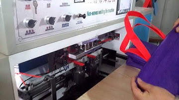 Manufacturer Ultrasonic non woven handle sealing machine for handle attached shopping bag