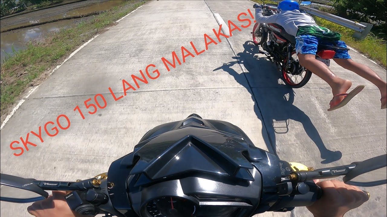 Sniper 150  Vs Skygo 150/Stock laban sa Stock/ Skygo 150 Lang Malakas!