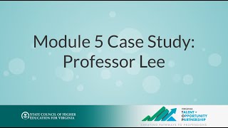 Module 5 Case Study Professor Lee