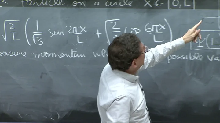 Consistency condition. Particle on a circle