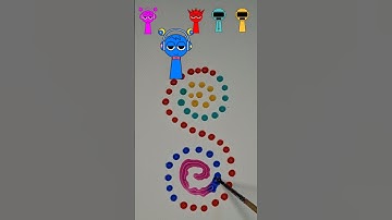 ASMR Color Mixing #sprunki #satisfying #asmr #color #oddlysatisfying