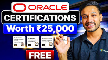 Oracle Race to Certification – ₹25,000 Tech Certificates FREE