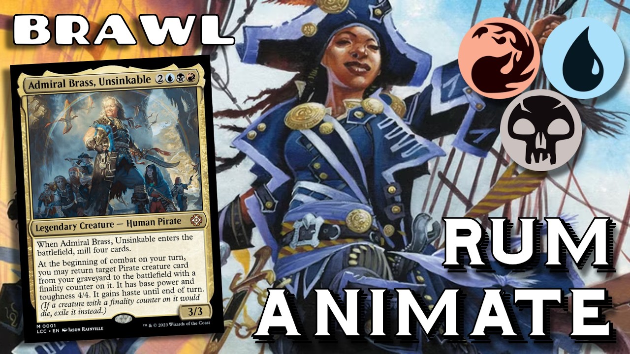 Enough Grog to Wake the Dead - Admiral Brass, Unsinkable - Brawl MTG Arena Gameplay