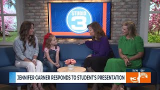 Studio 3 - Jennifer Garner responds to student's presentation