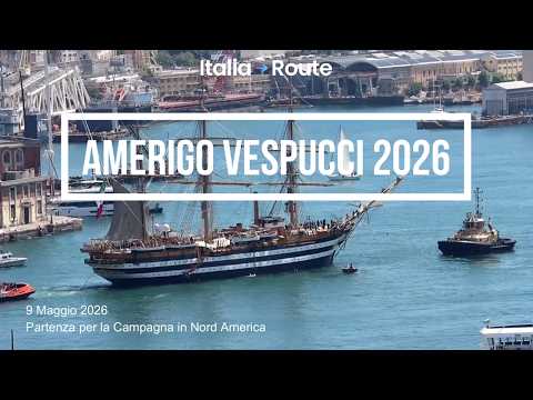 Video AMERIGO VESPUCCI 2026: DOPO 10 MESI DI MANUTENZIONE SI RIPARTE PER IL NORD AMERICA