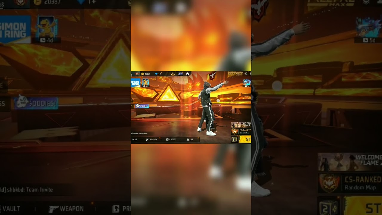 free fire Max 4 year old