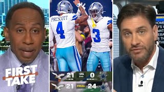 Download Lagu FIRST TAKE | Dak Prescott to Pickens was ELITE! - Stephen A. claims Cowboys are a legit playoff team MP3