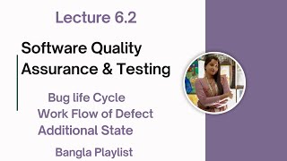 Lec: 6.2 Bug Life Cycle | Work Flow of Defect | Software Quality Assurance Testing | Bangla Tutorial