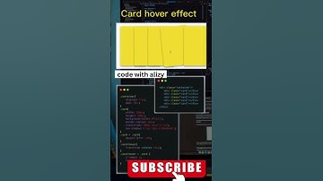 Create Amazing Card Hover Animations Using CSS #css #shortvideo  #shorts #viral
