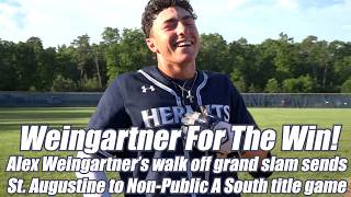 St. Augustine 7 RBC 4 | Baseball | Non-Public A South Semifinal | Weingartner Walk Off Grand Slam!