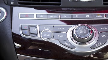 2017 INFINITI Q70 - Route Button (if so equipped)