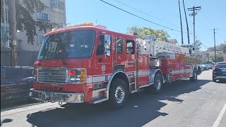 LAFD Light Force 15 Responding