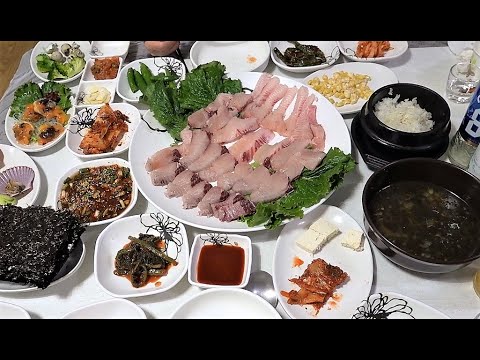 상다리 뿌러지는 4만원 삼치회 한상! 해남 정든가! 맨날 잔치 하는 줄...ㅎㅎ[맛있겠다 Yummy]