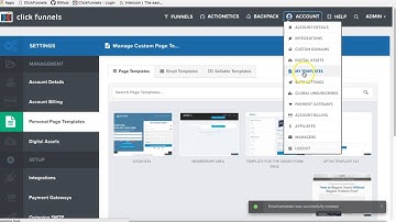 How to create email templates/ clone emails in ClickFunnels