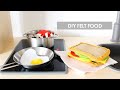 DIY felt food | How to make pasta, Velcro sandwich and eggs! | Making toys for my kids #2
