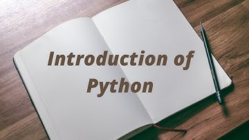 Introduction of Python Programming Language