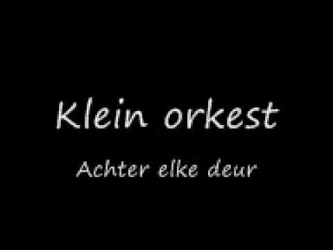 klein orkest achter elke deur