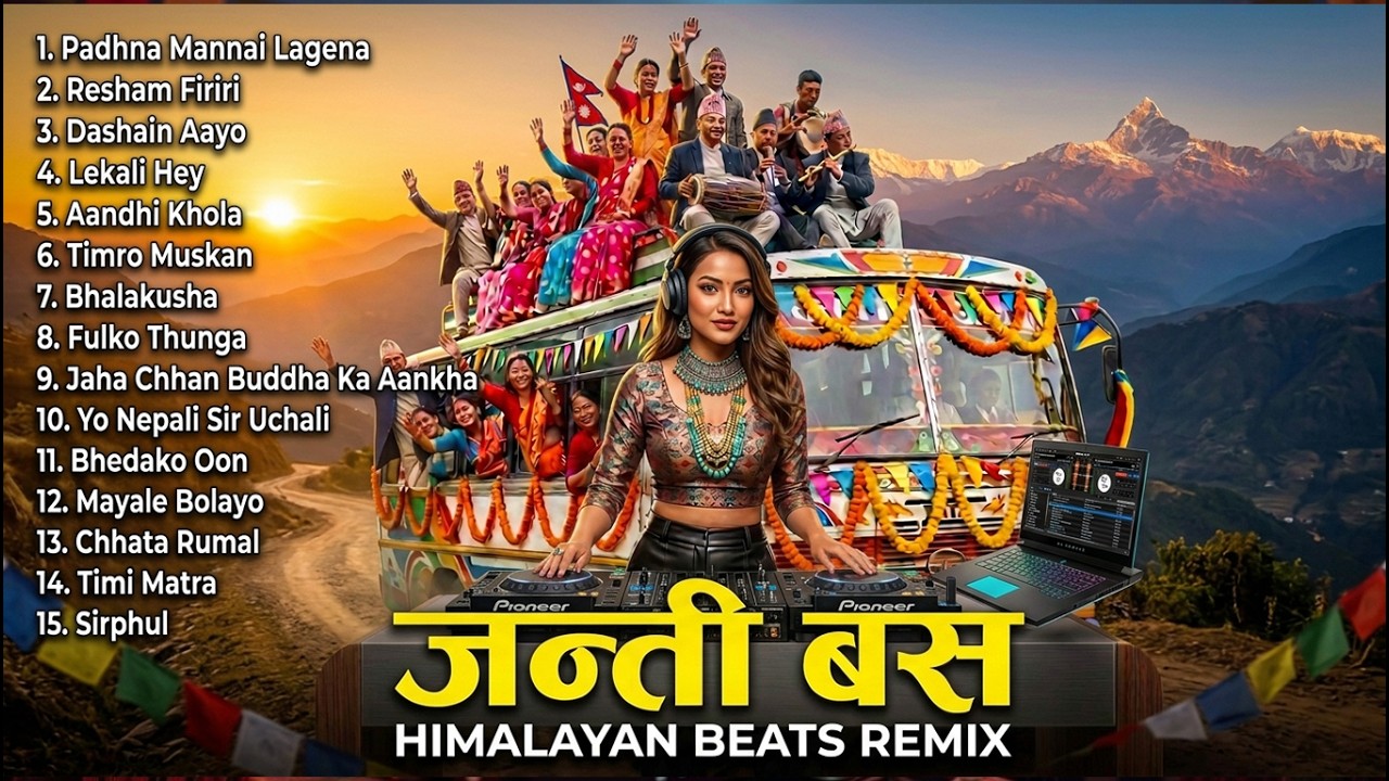 Old Nepali Melody Remix •Janti Bus Travels