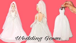 Create or Reproduce Your Wedding Dress for Your Doll, Wedding Doll