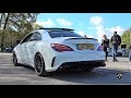 Mercedes-Benz CLA45 AMG Exhaust SOUNDS! REVS, Launch Control & More!