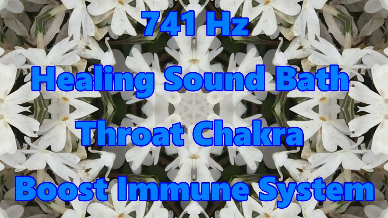 741HZ Crystal Singing Bowls Healing Sound Bath 🔵 Throat Chakra 🔵 Remove ...
