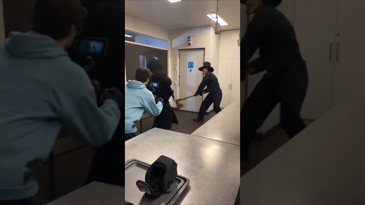 Filming Ghostface vs John Carver 