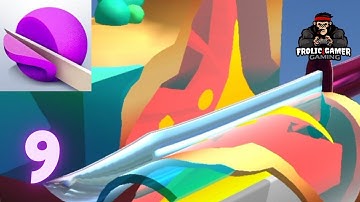 RELAXING/SATISFYING GAMEPLAY #9 | ASMR SLICING | Android/iOS