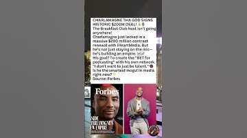 Charlamagne Tha God Signs MASSIVE $200M Deal: Building the BET of Podcasting!