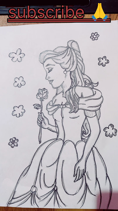 how to draw Disney's princess drawing#trendingshorts #shortsfeed #viralshort #easydrawing