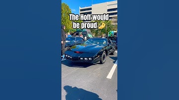 Knight Rider Pontiac Firebird 😎 #pontiac #firebird #pontiacfirebird #80s #v8 #car #carshow #florida