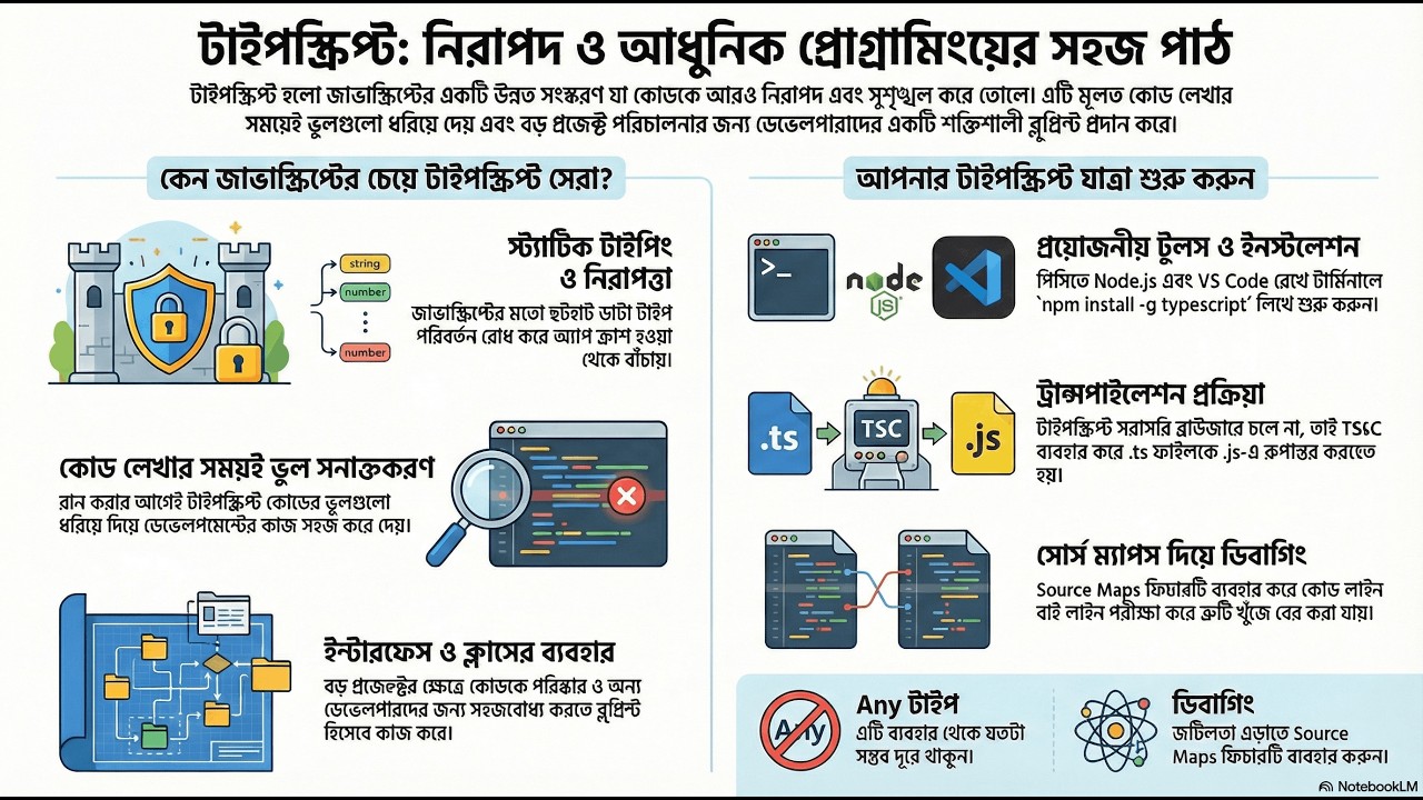 TypeScript Explained in Bangla | Safe Programming Guide - YouTube
